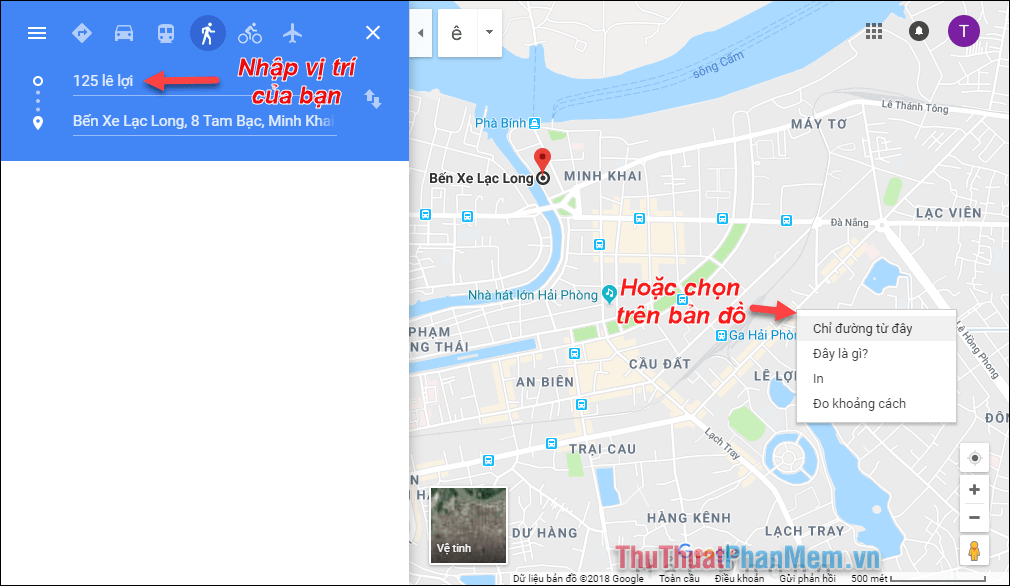 Find the shortest path with Google Map Instructions on how to use