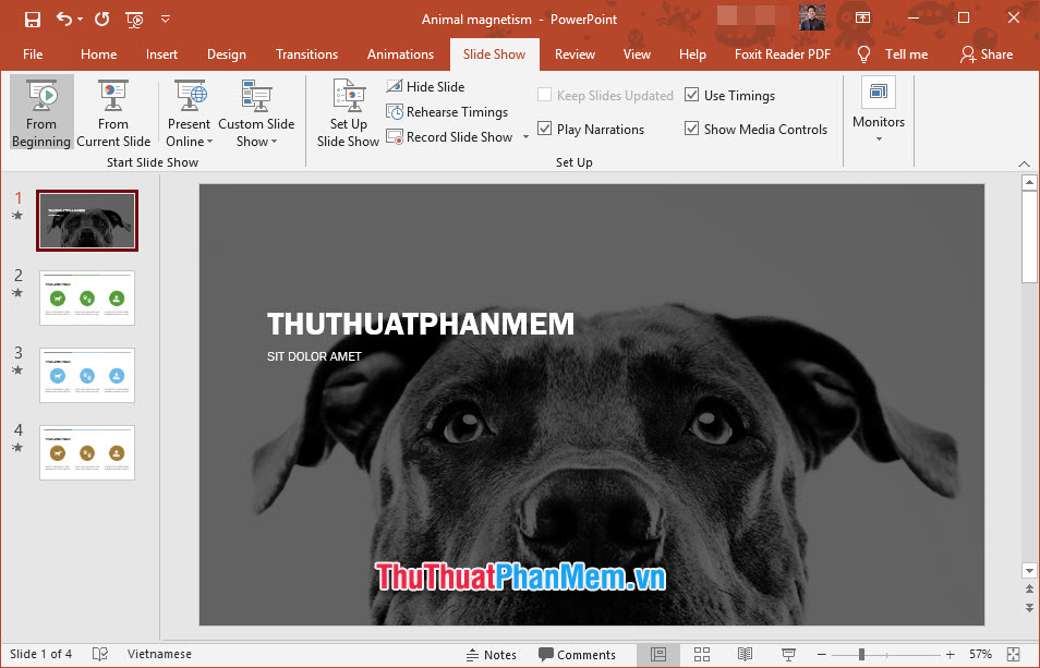 How to make slides run automatically in PowerPoint
