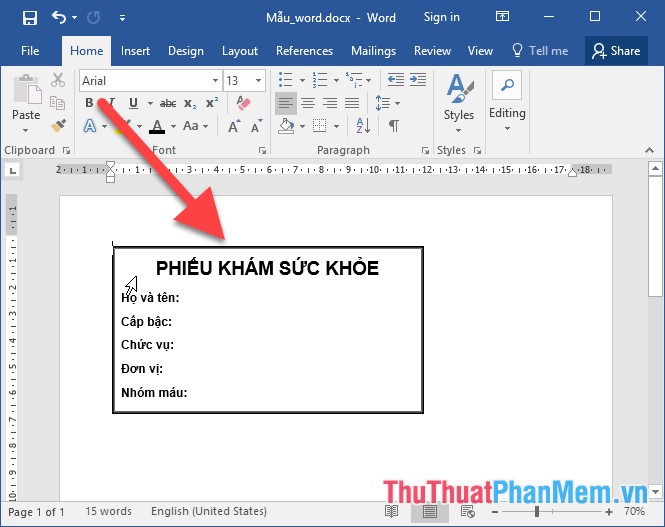How to merge multiple messages on 1 page from an Excel table in Word