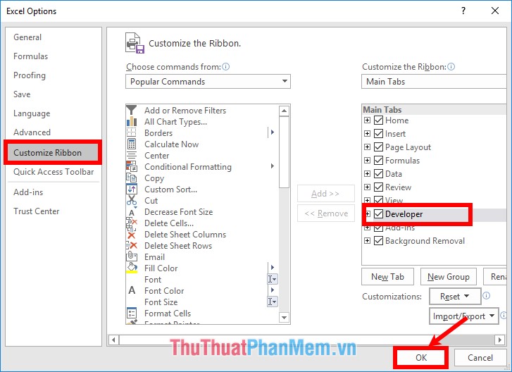 How to turn on, turn off, delete Macro in Excel