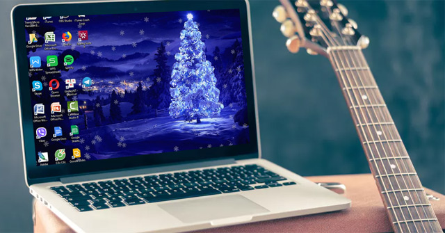 How to create snowfall effect with DesktopSnowOK