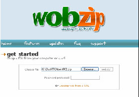 Instructions for solving .Rar, .Zip compressed files online