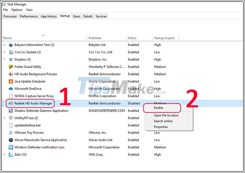 Realtek Audio Background