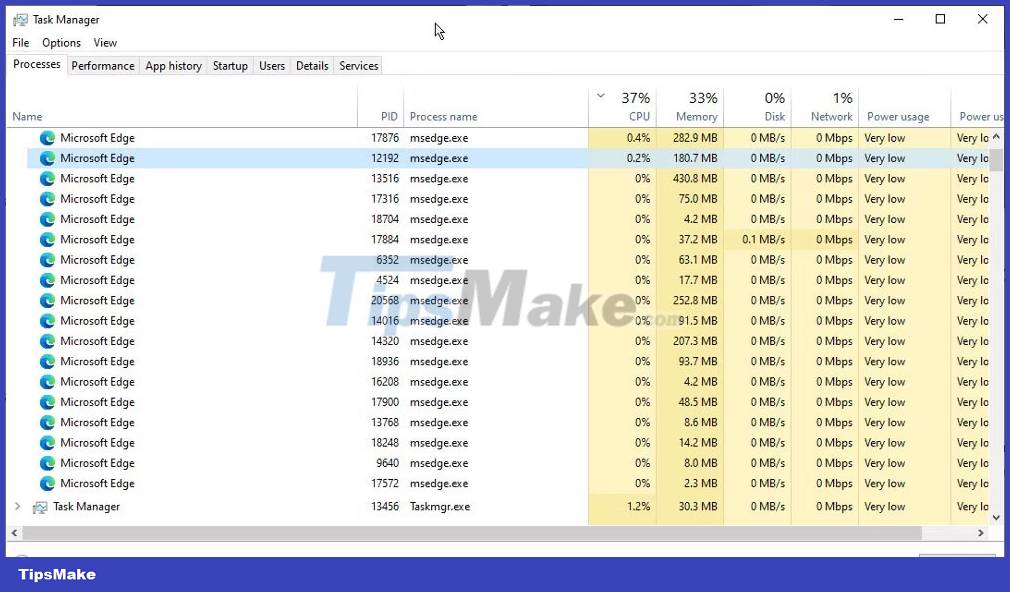 How to prevent Microsoft Edge from running too many processes on