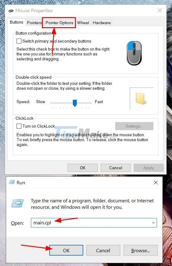 Turn off Enhance Pointer Precision feature on Windows computers
