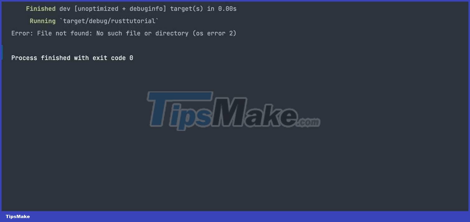 Ways to handle errors in Rust