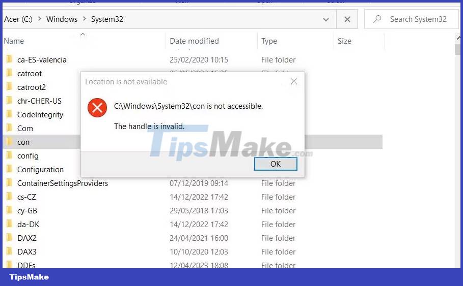 How to create a folder or file that cannot be deleted in Windows 10