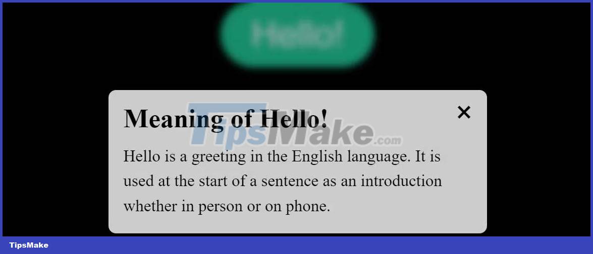 How to create a popup using HTML, CSS and JavaScript