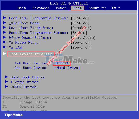 How to set up a computer to boot from CDROM