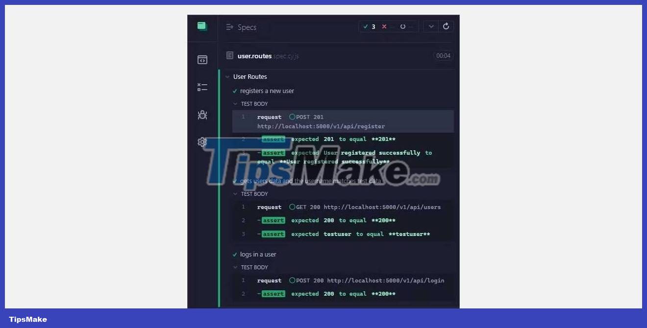 How to test Express.js REST API with Cypress