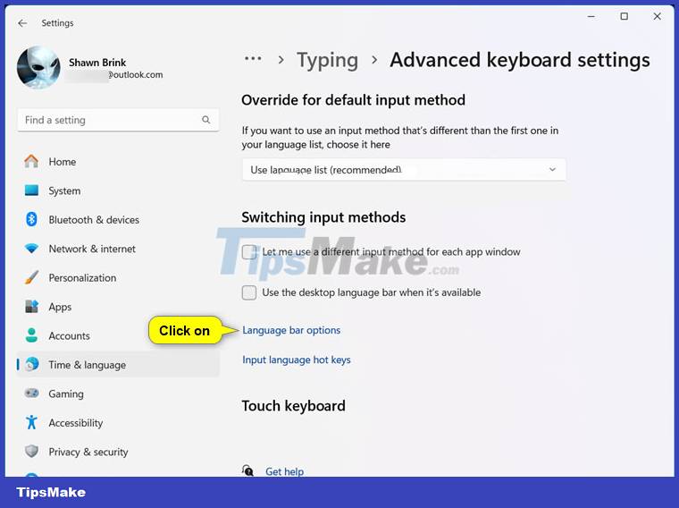 Steps to Turn off Caps Lock using Caps Lock or Shift key in Windows 11