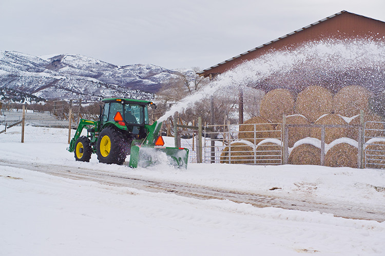 How to remove snow from a gravel drive. » Frontier Tips Notebook