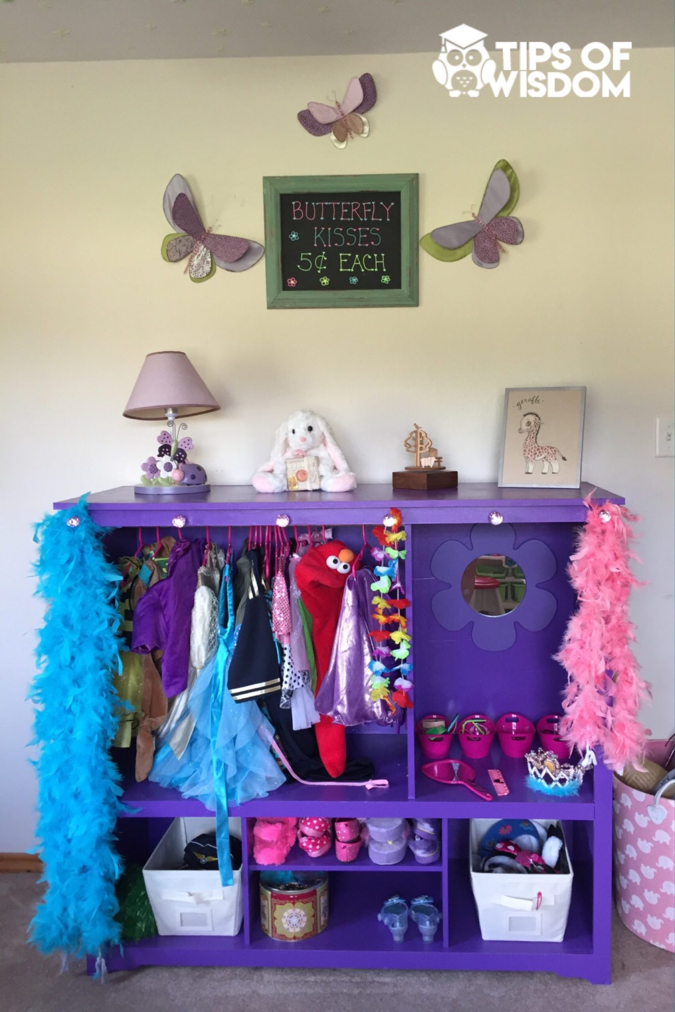 DIY Dress Up Clothes Wardrobe Project