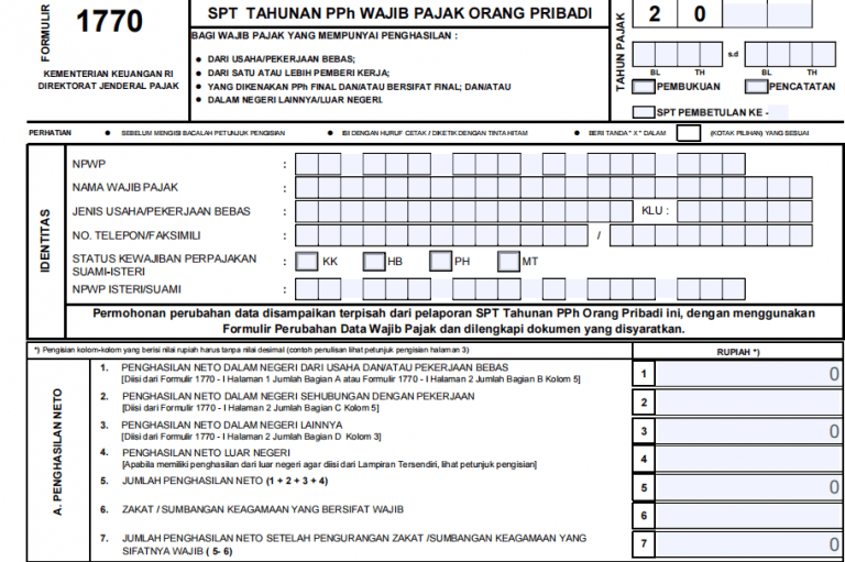 Panduan Isi SPT Tahunan Pedagang Omset Lebih Dari Rp 4,8