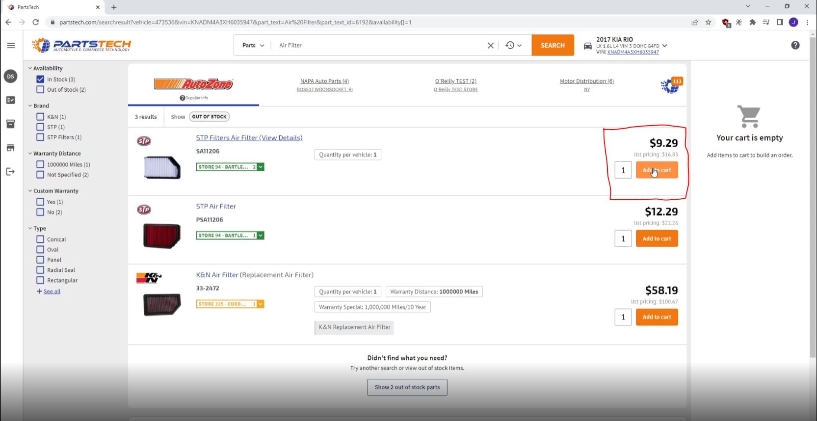 Tire//SMART PartsTech