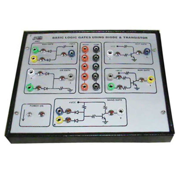 Basic logic Gate Trainer using Discrete Components Tirupati Electronics
