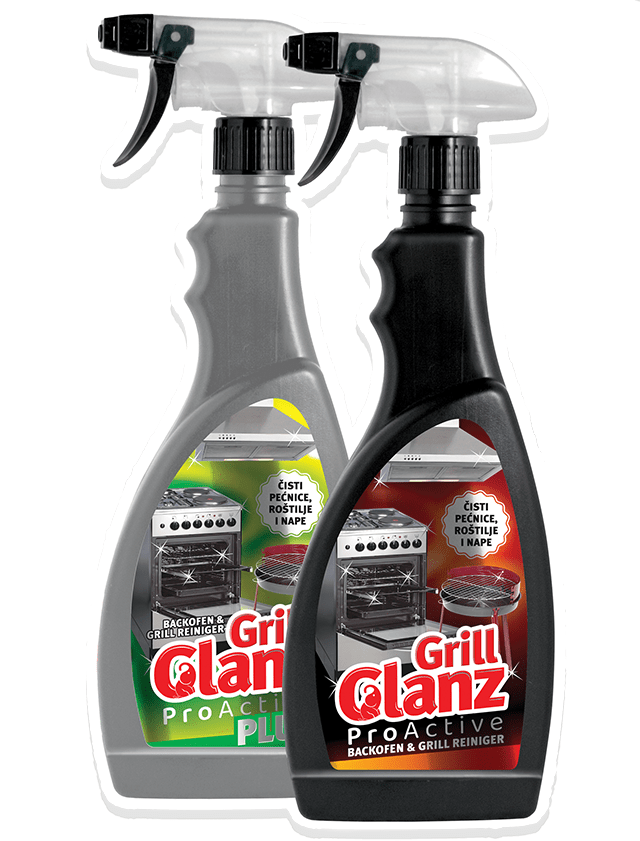 Glanz ProActive Grill cleaning agent for ovens, cooker hoods, grills