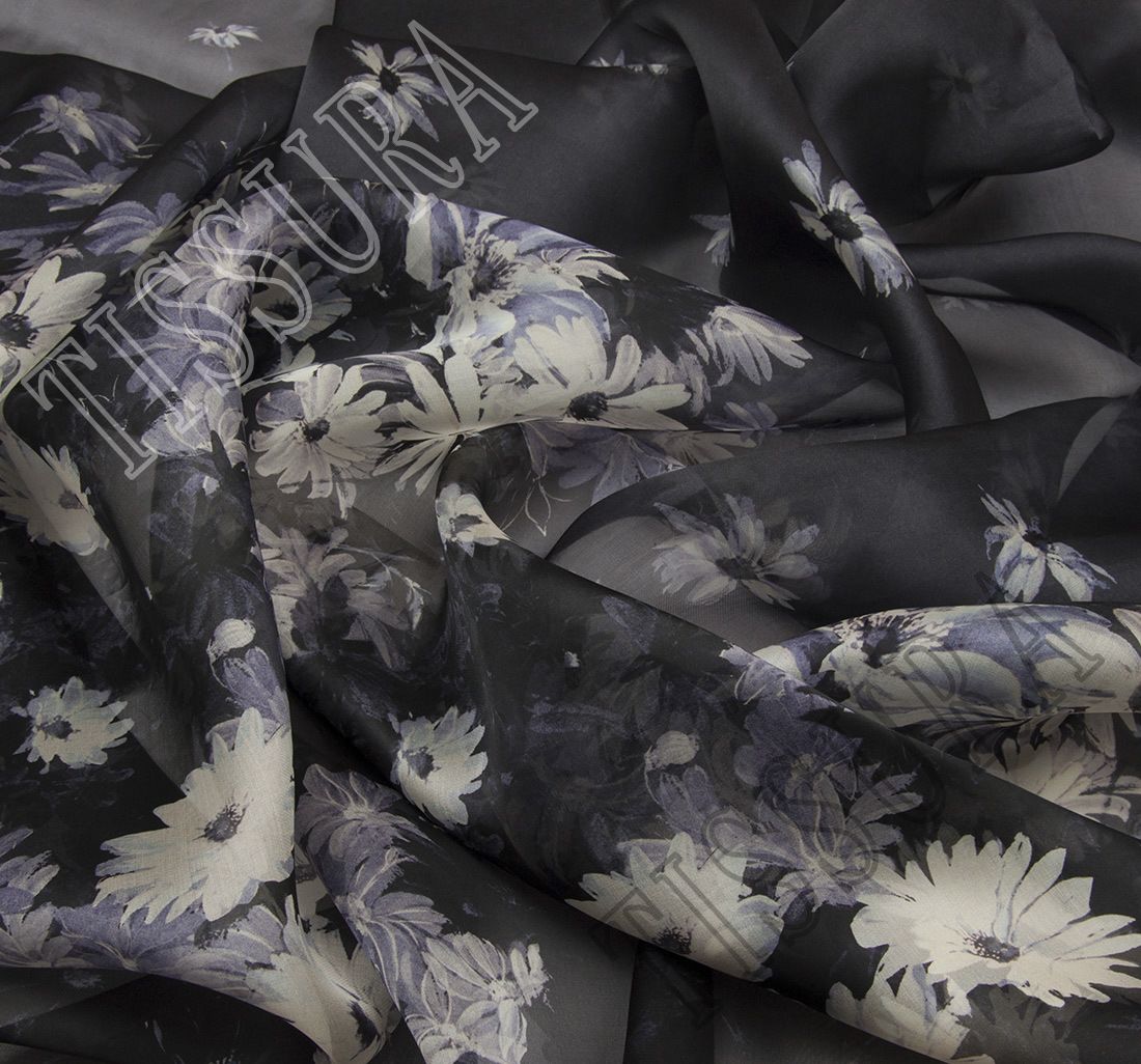 Silk Organza Fabric 100 Silk Fabrics from Italy by SKU 00059840 at 9200 — Buy Silk