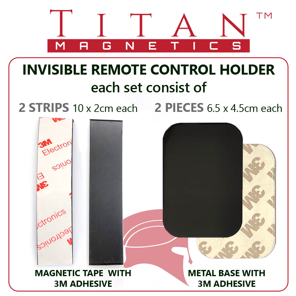 Invisible Remote Control Holder Set of 2 Super Strong Neodymium Store Singapore