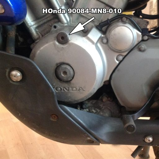 TITANIUM Honda alternator cover 14mm cap