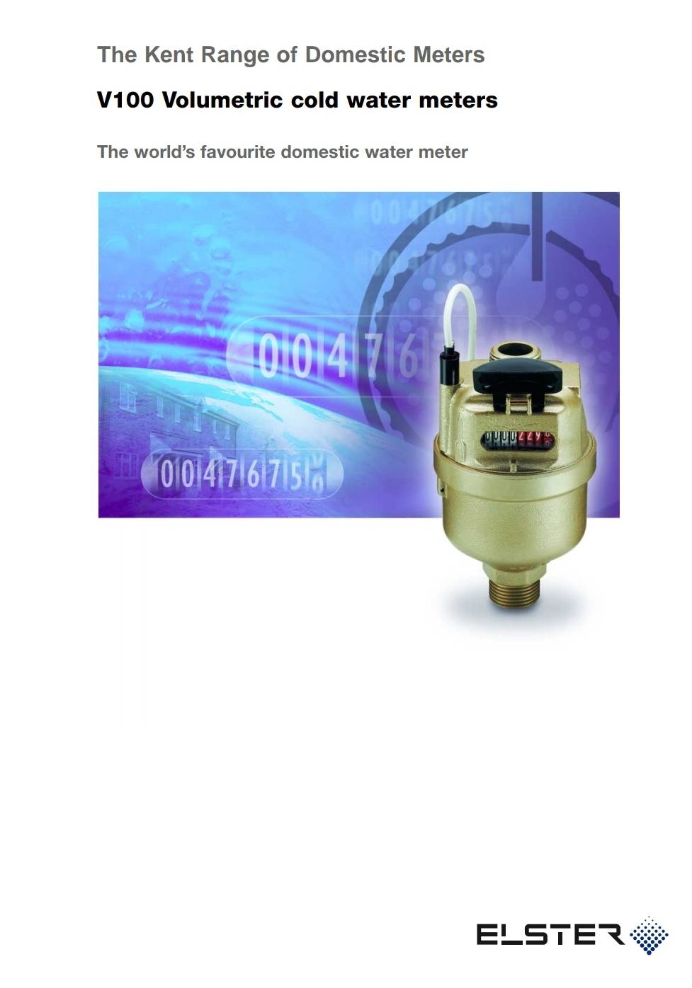 ELSTER COLD WATER MATER V100 TITAN INDUSTECH CO.,LTD. VALVES AND