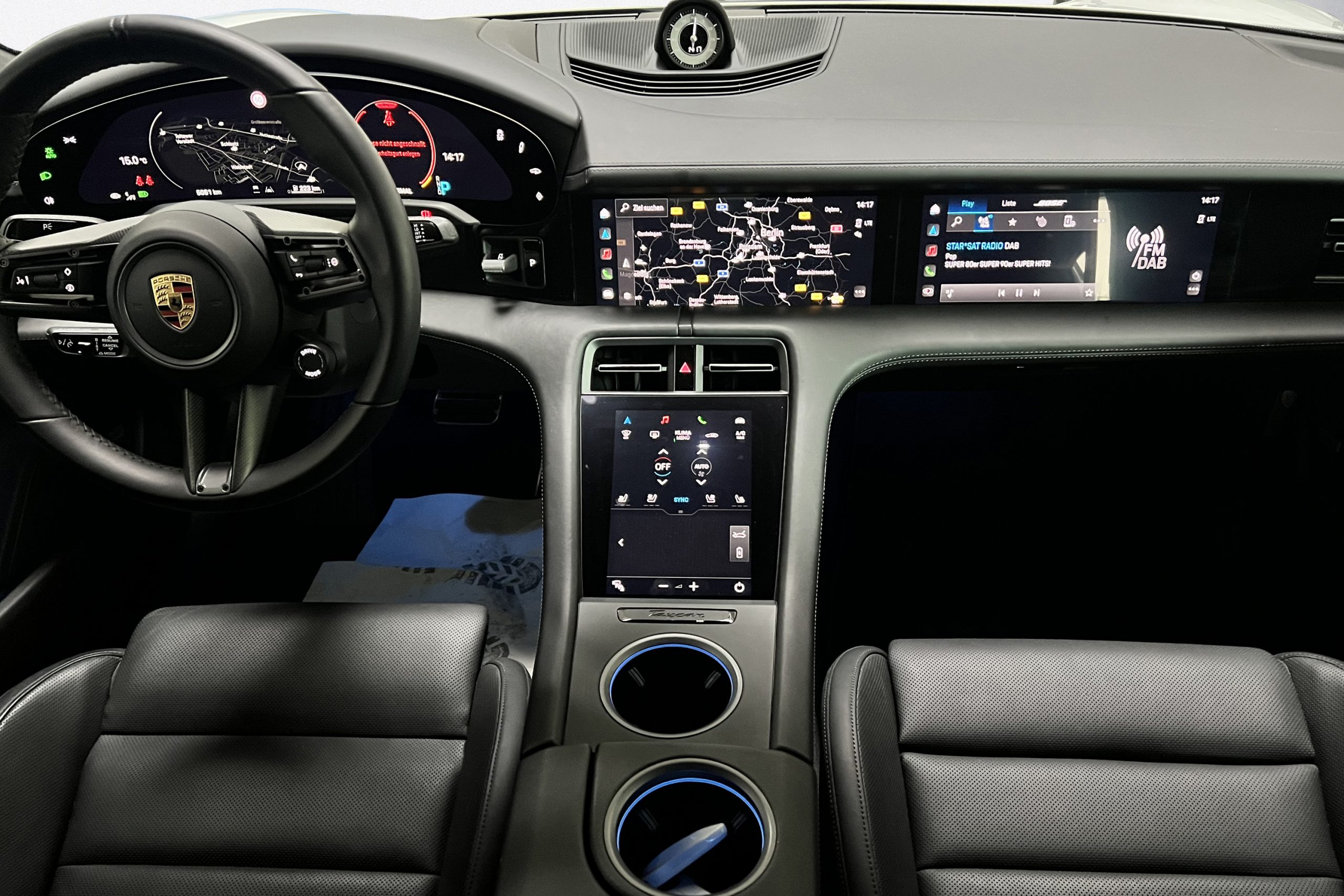 Porsche Taycan Turbo S HUD PCCB Carbon NightVision TITANIUM CARS