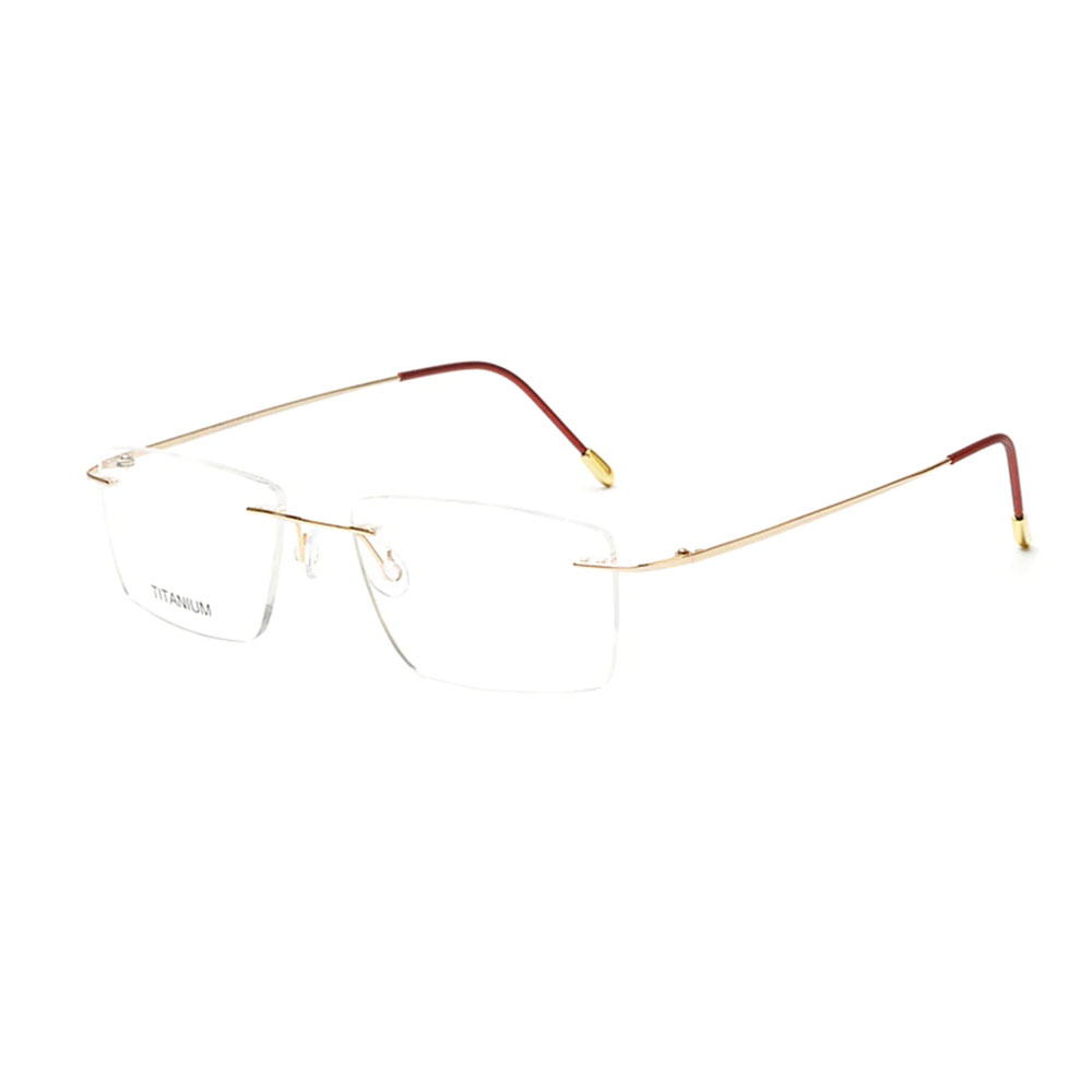 GENESIS Rimless Titanium Frames Titanium Optix
