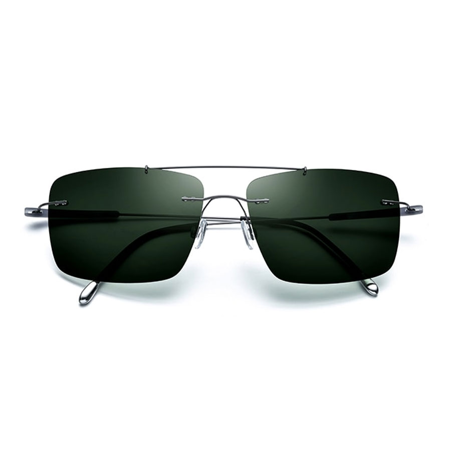 NORDIN Titanium Rimless Sunglasses Titanium Optix