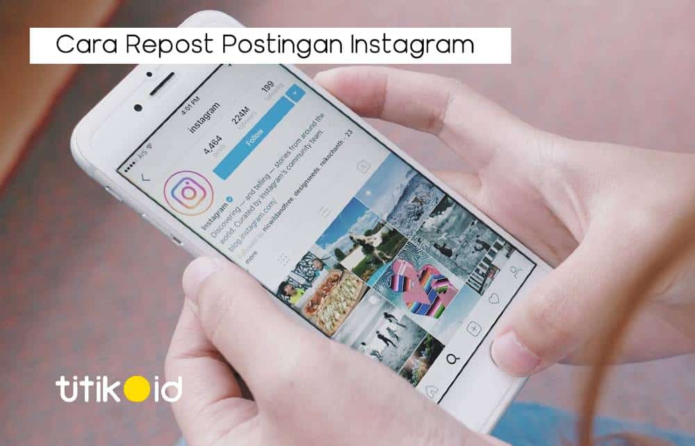 Cara Repost Postingan Instagram sebagai Feed, Story dan Instastory