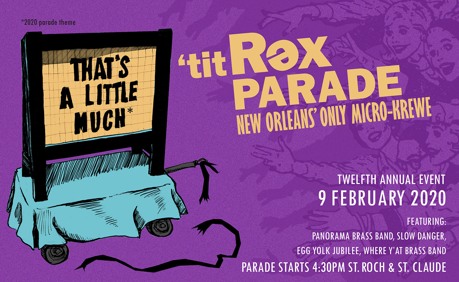 2020 Parade Route & Theme! tit Rəx Parade New Orleans