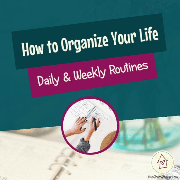 How to Organize Your Life 4a Routines (Daily & Weekly Routines)