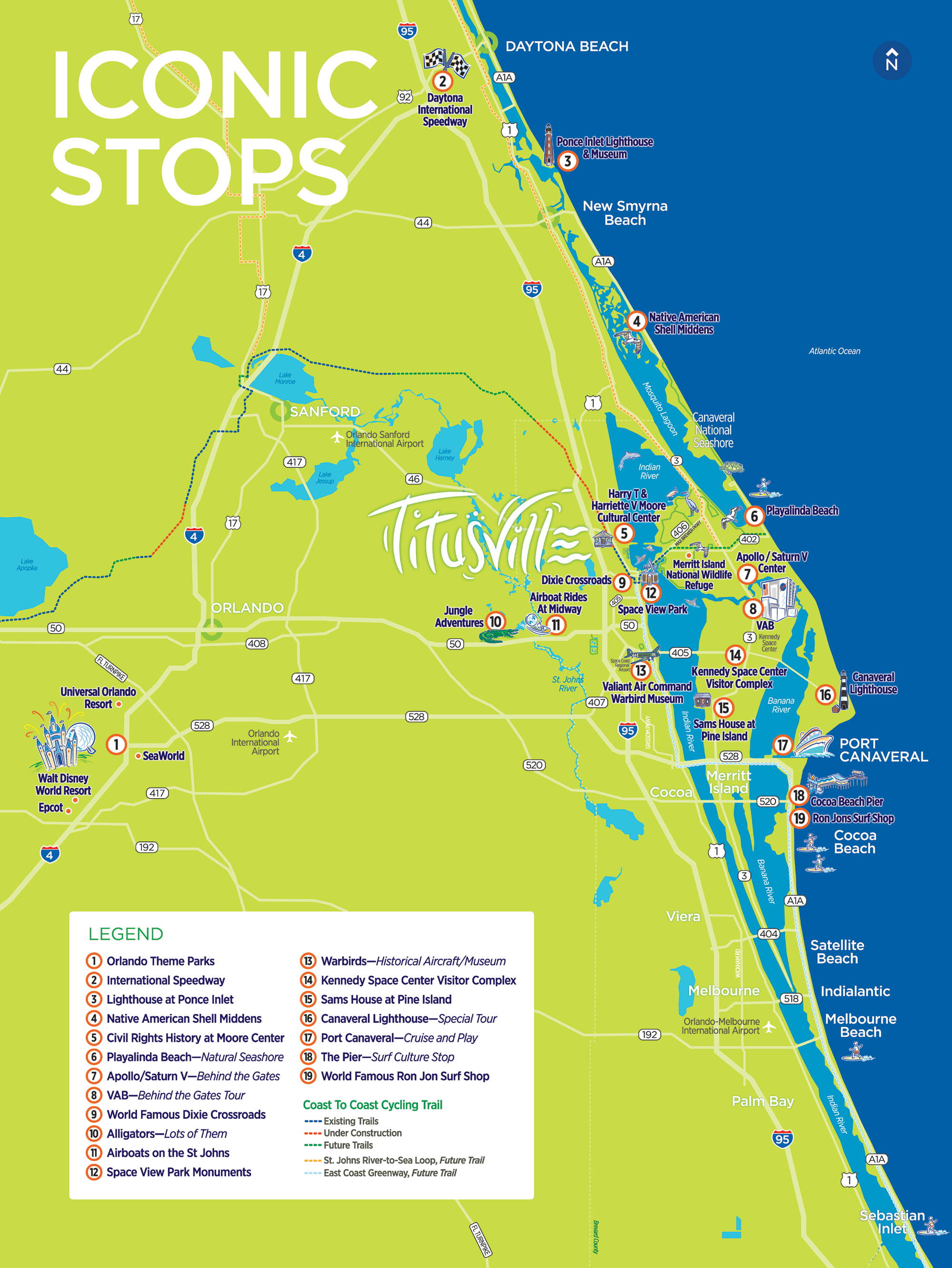 Maps Titusville, FL