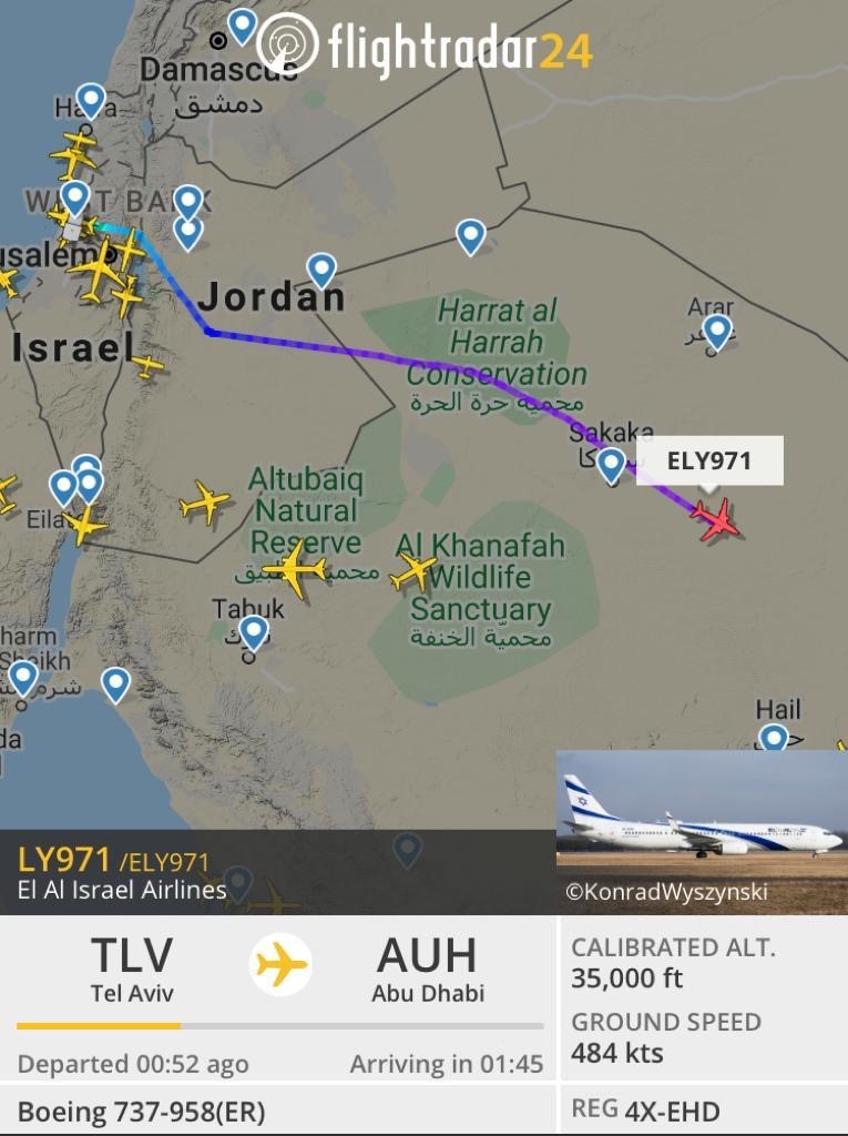 WATCH Historic Flight from Israel to UAE TJH LIVE
