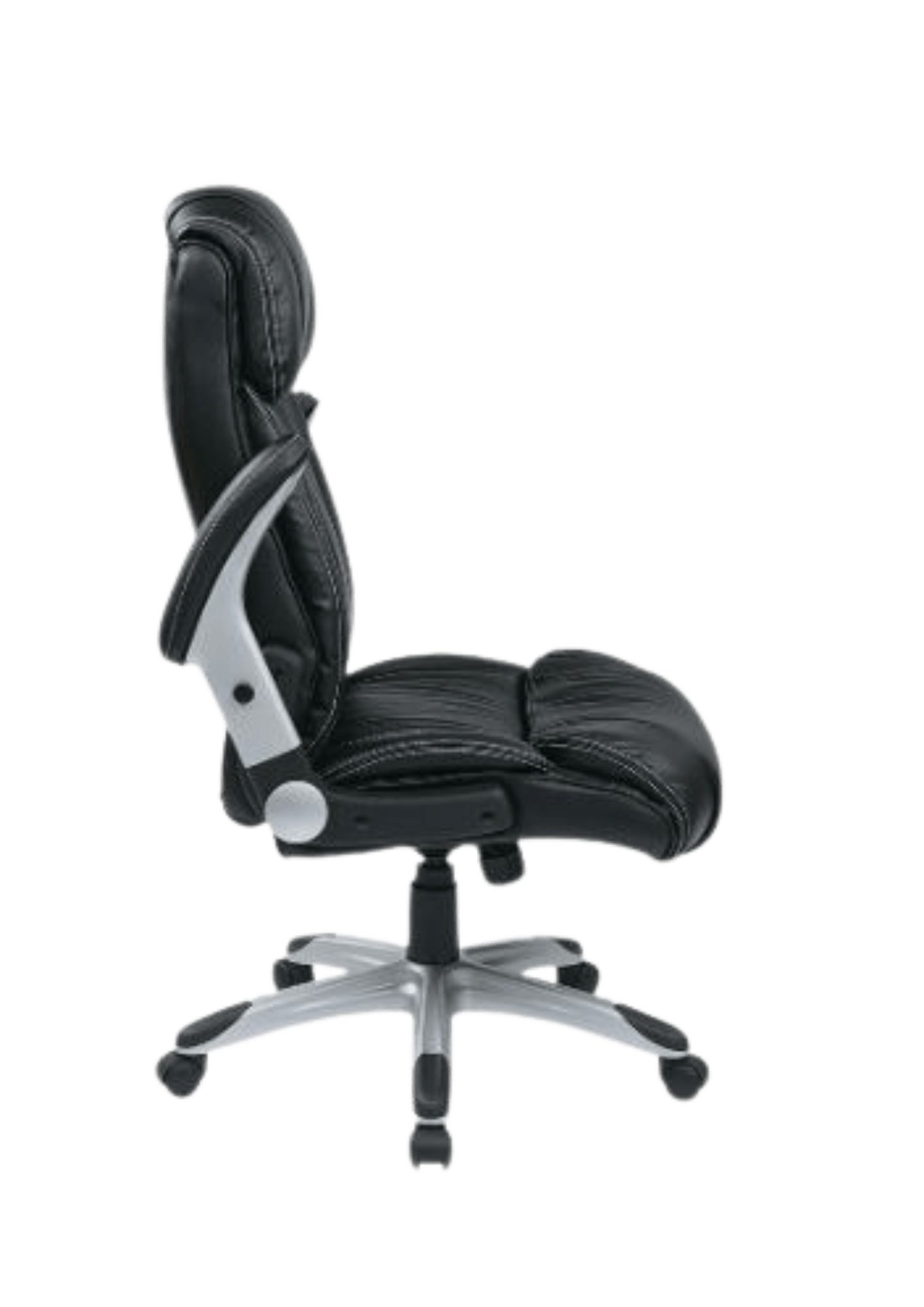 Silla ejecutiva de Piel con Descansa Brazos Movible ECH38665AEC3 • TJSD Distribuidores
