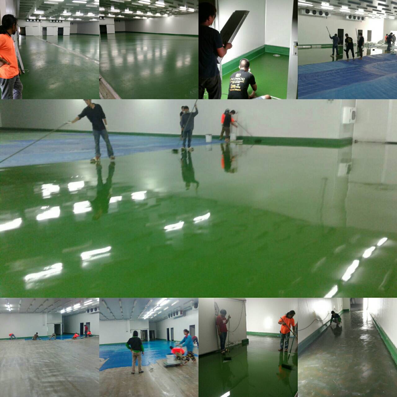 PU Floor System TKI COTING Pu Screed Coating for industrial floorings