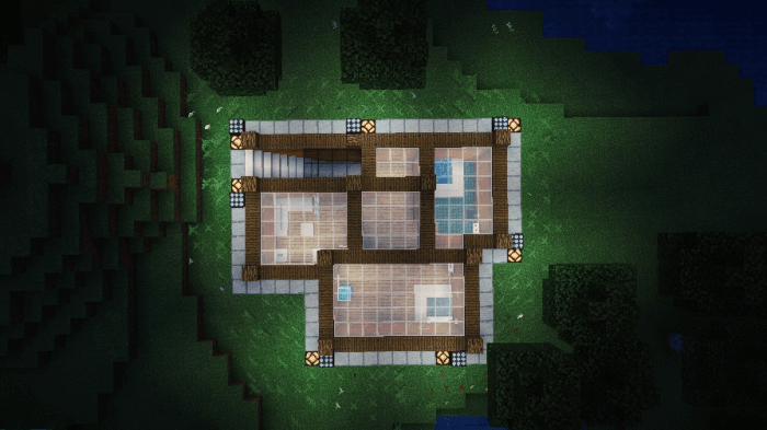 Modern Underground House For Minecraft Pocket Edition