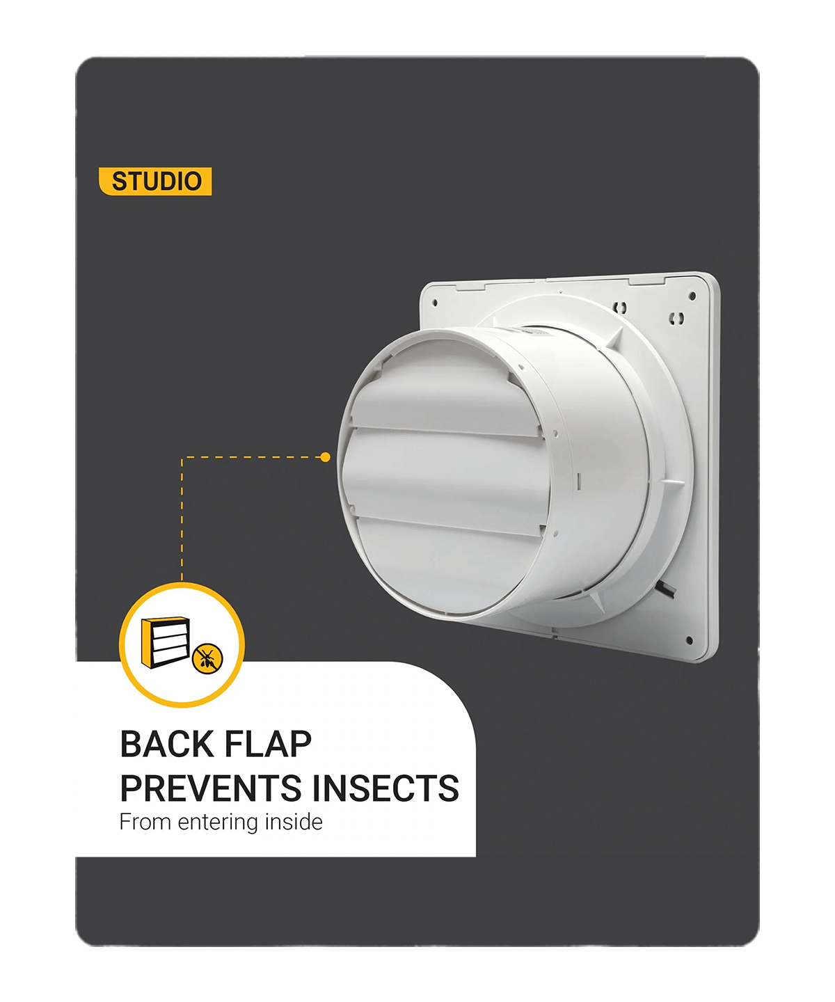 Atomberg Studio Exhaust Fan (6Inch) The Light Boutique