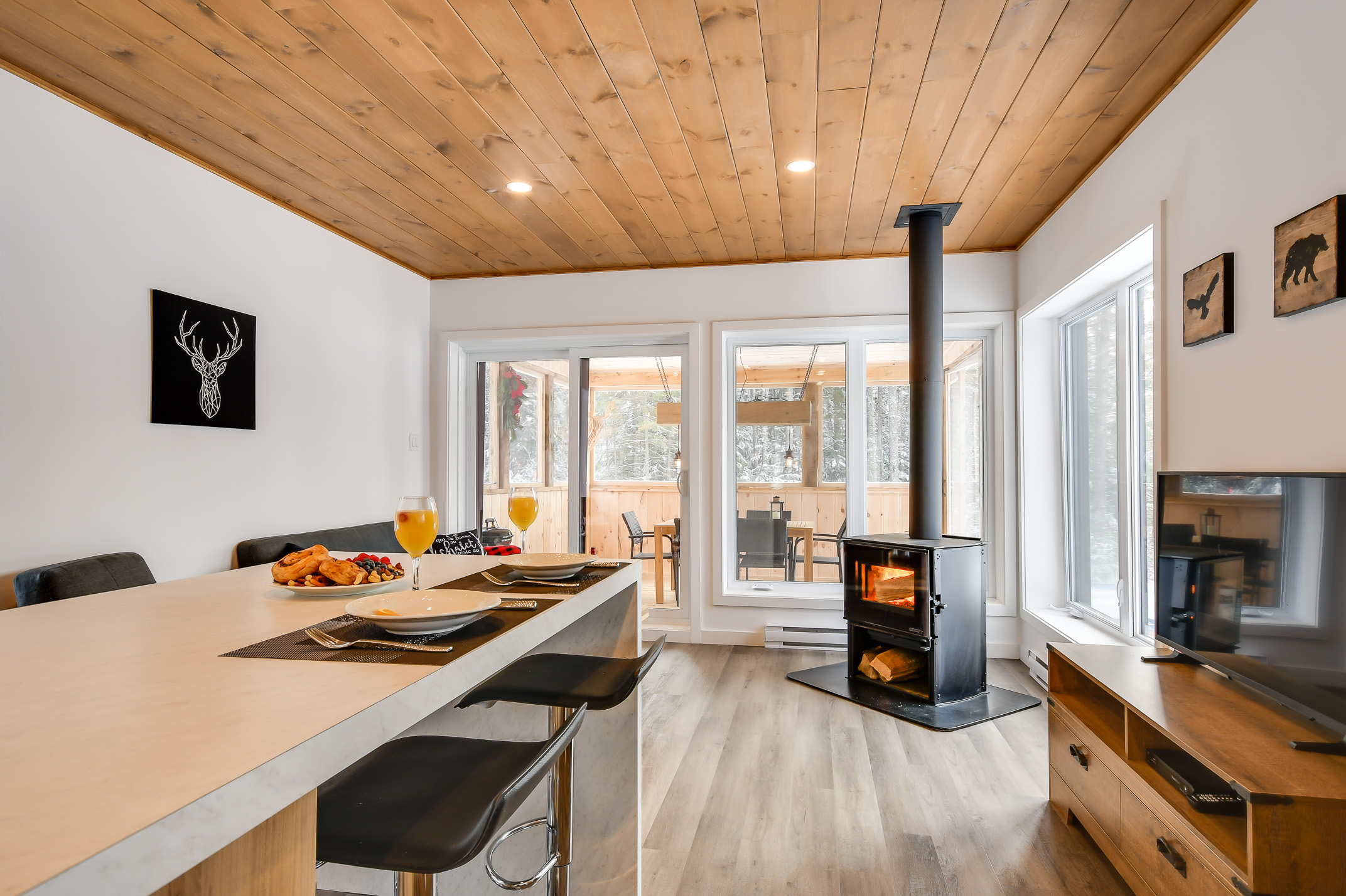 Les boisés de la rivière Noire Chalets à louer Lanaudière