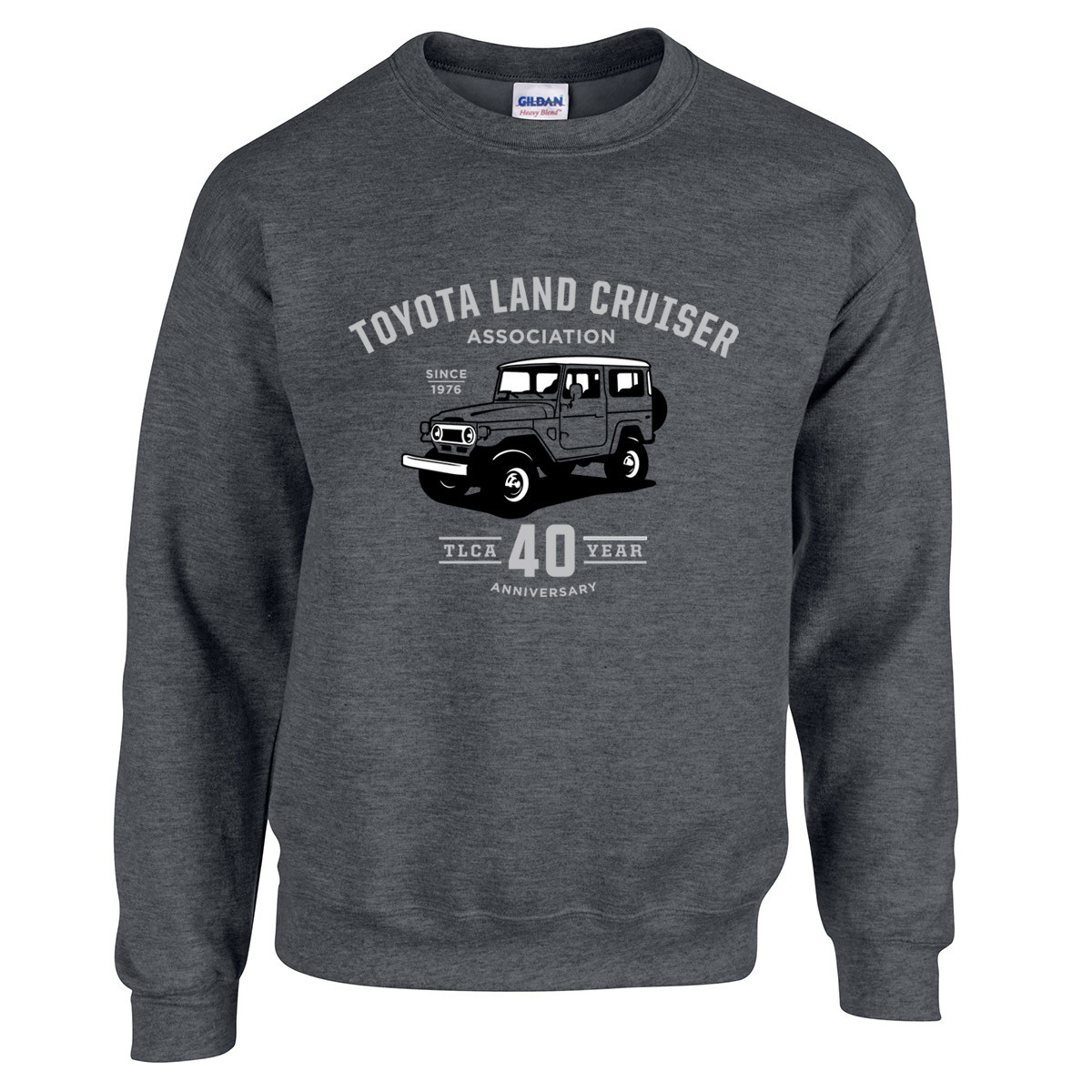 40th Anniversary Crew Sweatshirt Toyota Land Cruiser Association