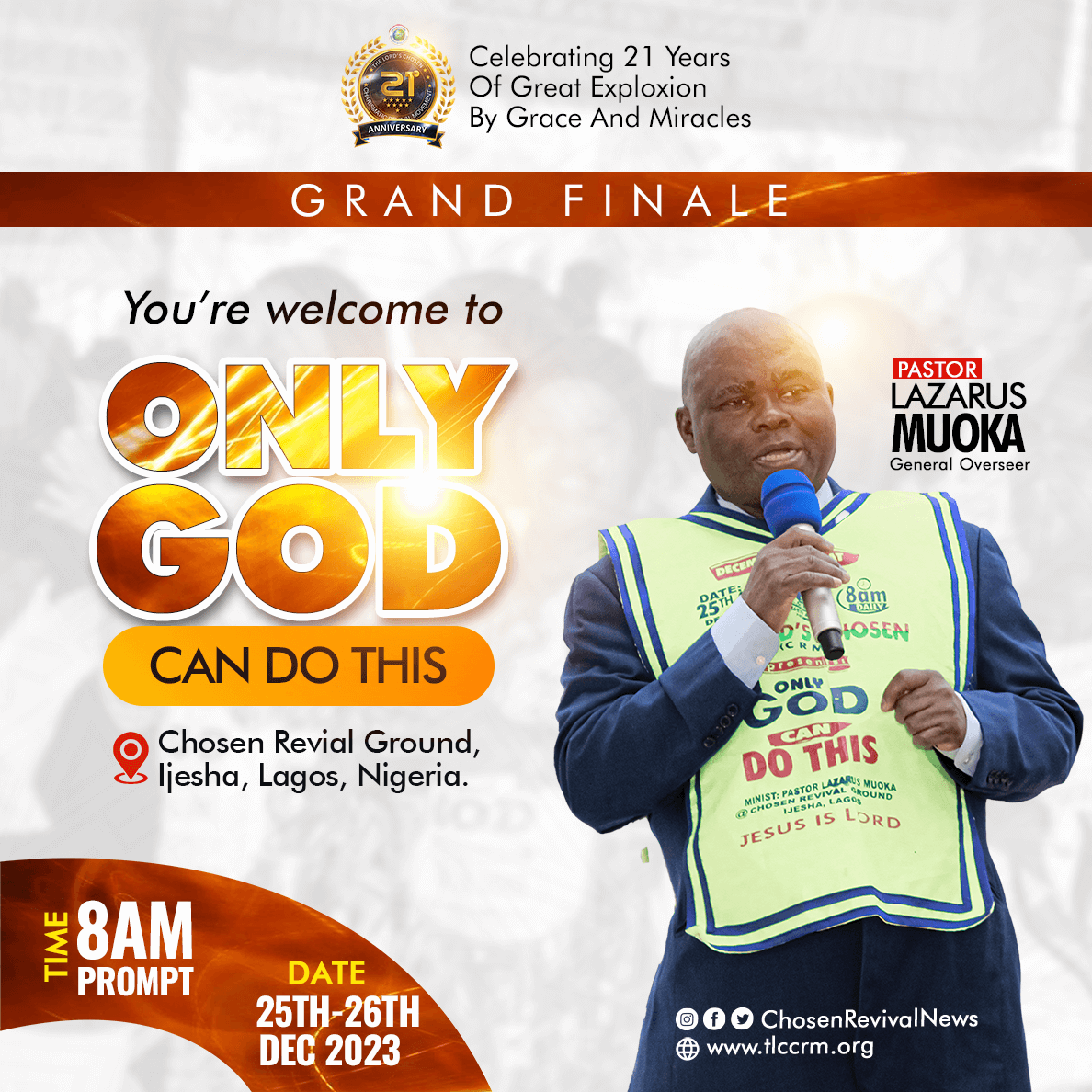 ONLY GOD CAN DO THIS (PT.2) - PST LAZARUS MUOKA - The Lord's Chosen