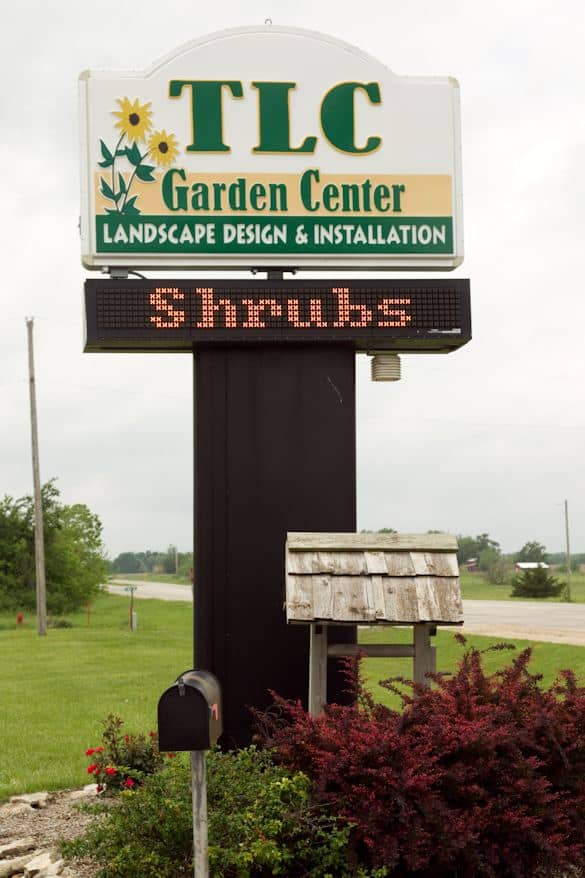 HighwaySign TLC Garden Center