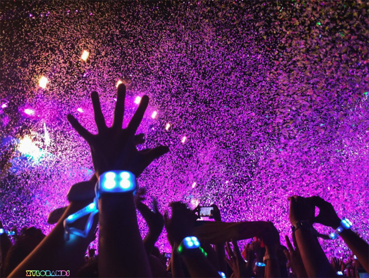 360 LED Wristbands Lighting Up Audiences TLC Creative Technology