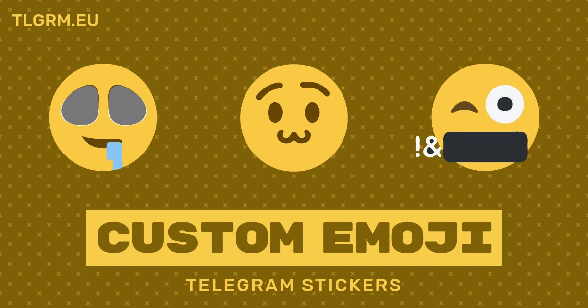 “Custom Emoji” animated sticker set for Telegram