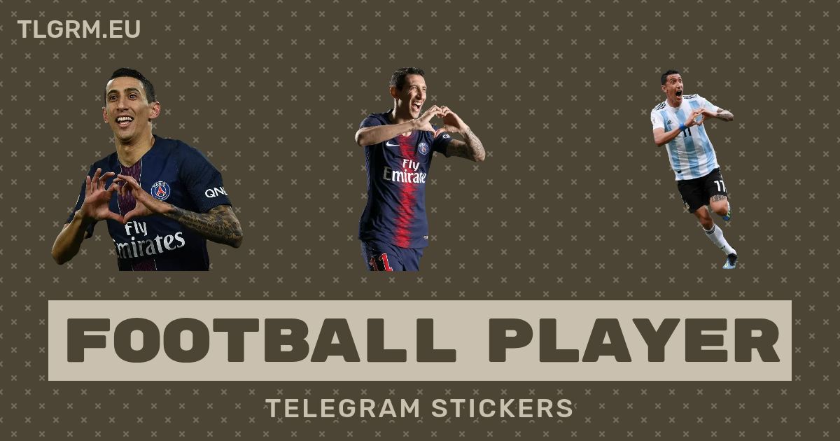 “Football Player” stickers set for Telegram