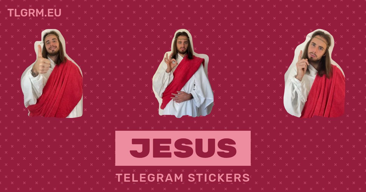 “Jesus” stickers set for Telegram