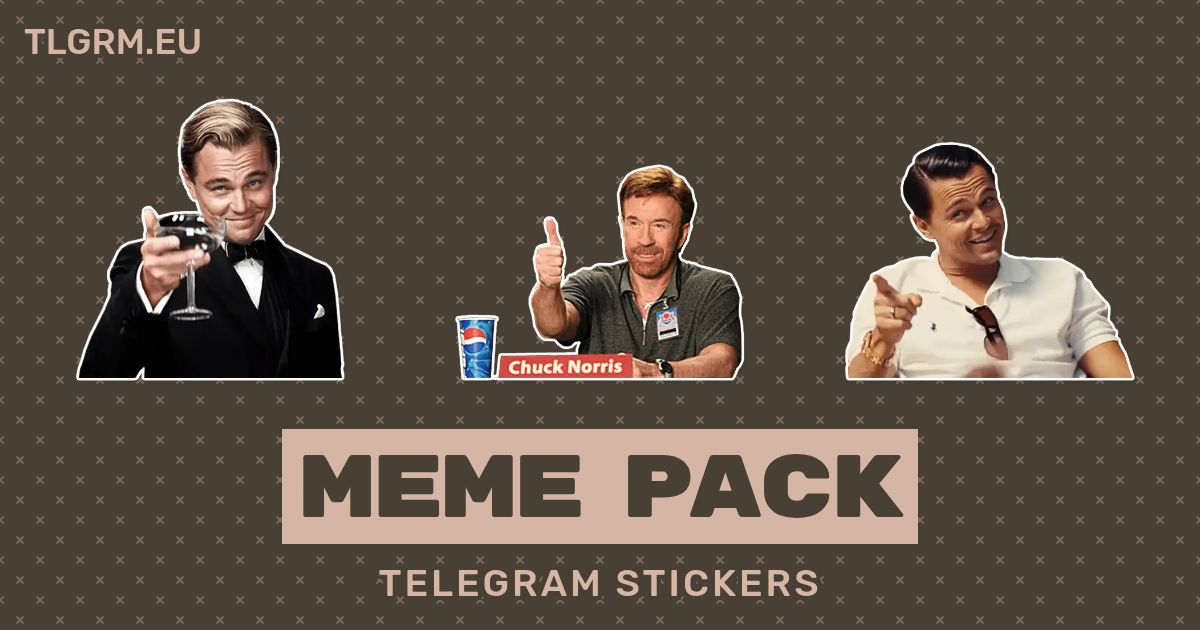 “Meme Pack” stickers set for Telegram