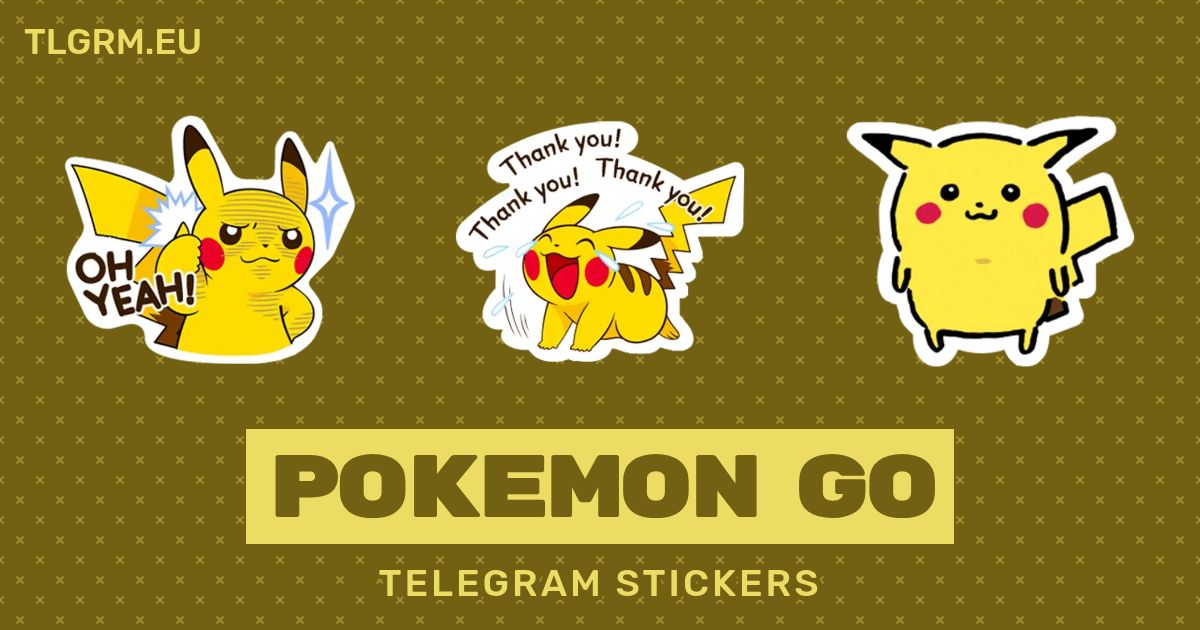 “Pokemon Go” stickers set for Telegram