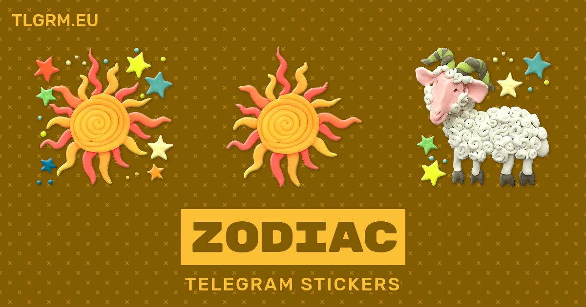“Zodiac” stickers set for Telegram