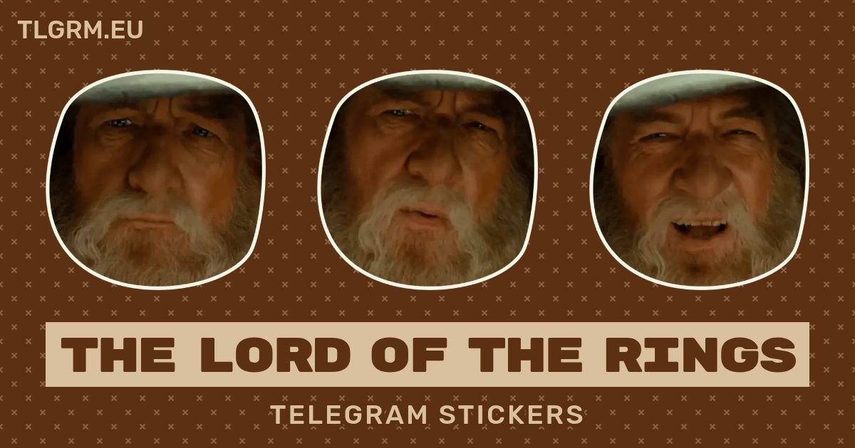 “The Lord of the Rings” stickers set for Telegram