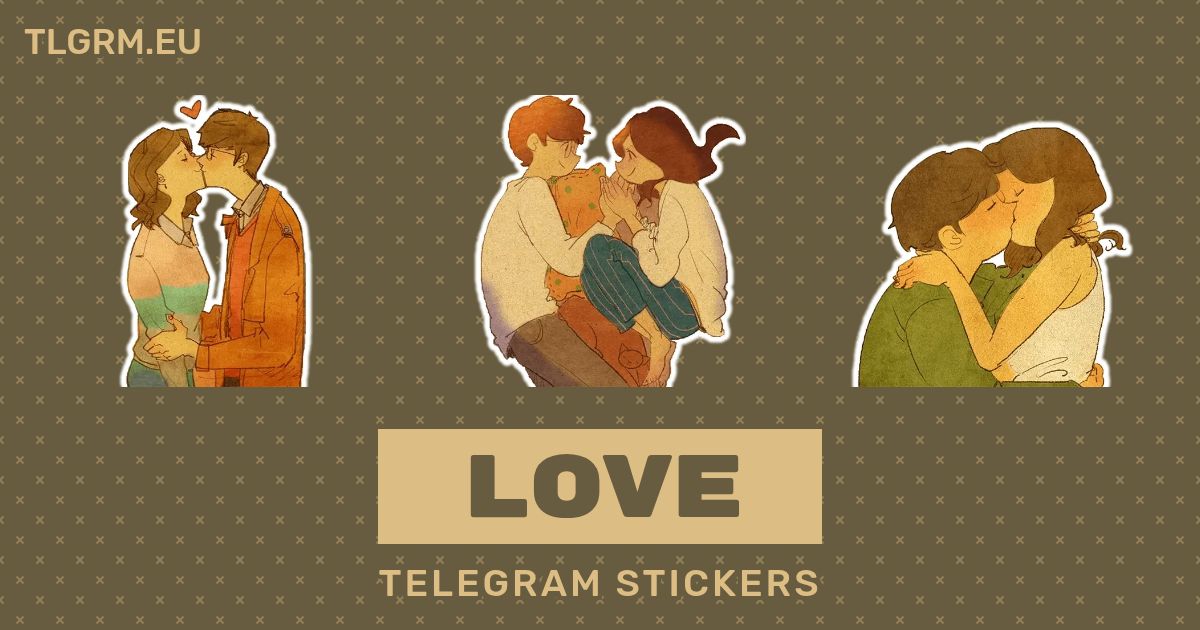 “Love” stickers set for Telegram